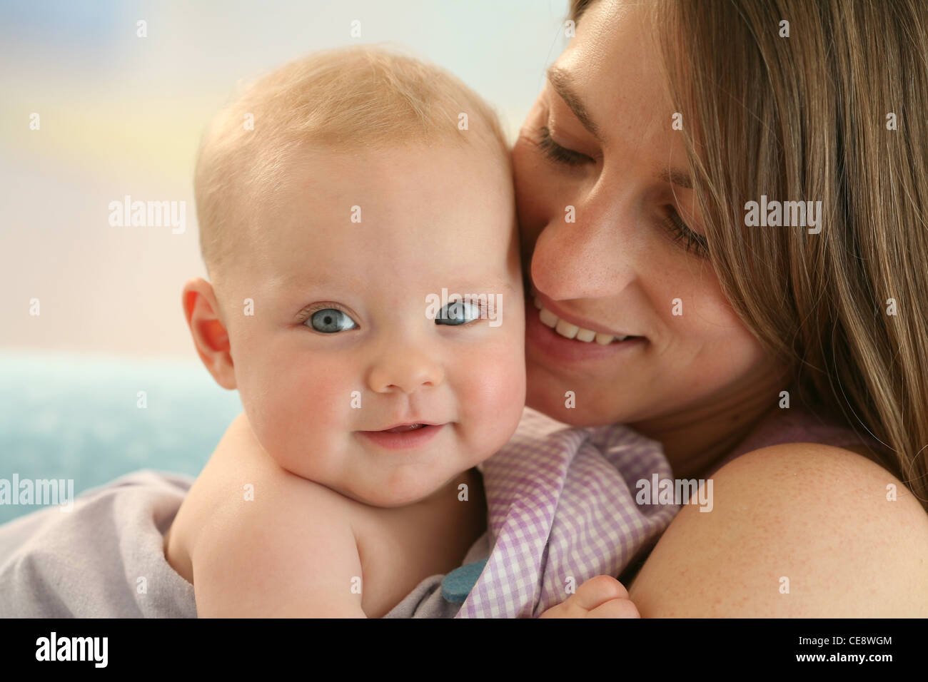 Happy mother baby Banque D'Images