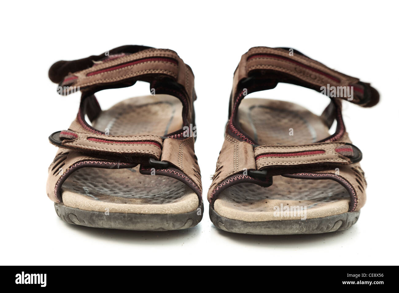 Vieilles sandales Banque d'images détourées - Alamy