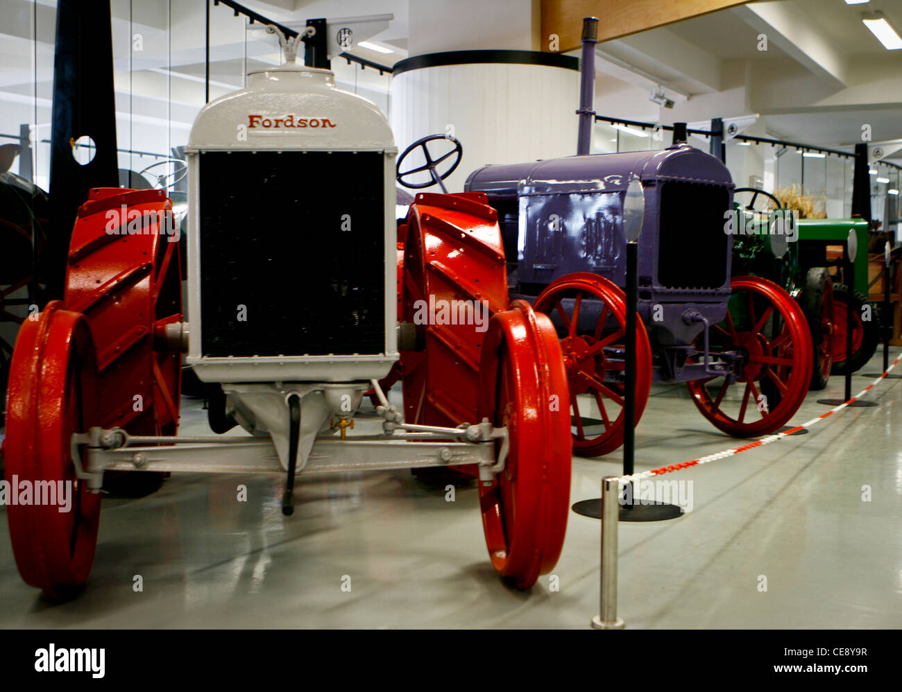 Prague, Musée national de l'Agriculture (NZM), tracteur Fordson, signe (CTK Photo/Marketa Hofmanova) Banque D'Images