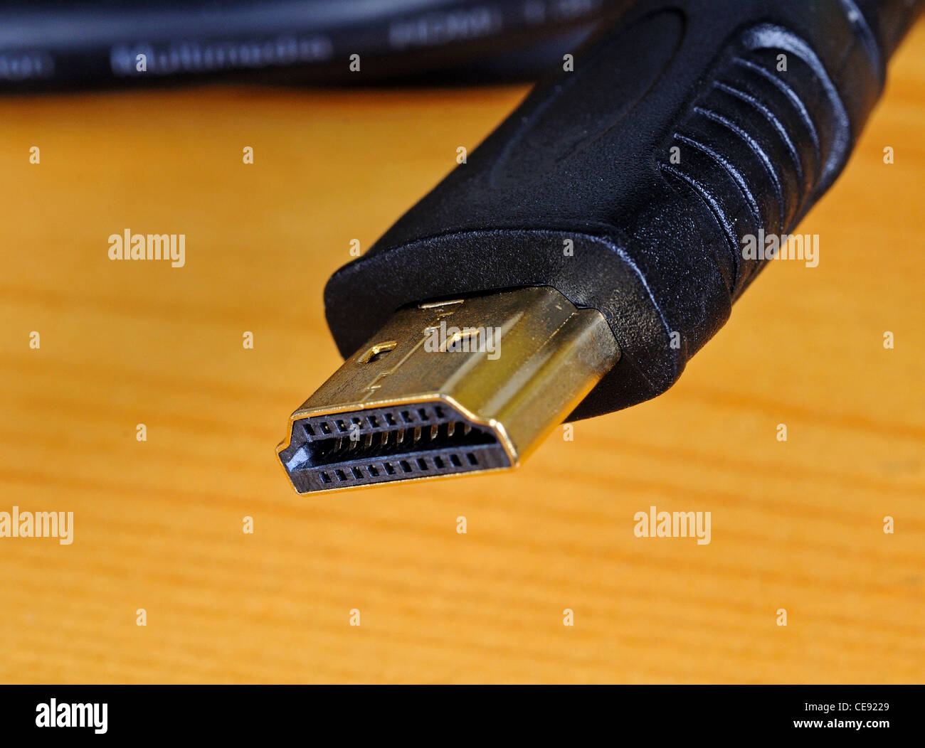 Câble HDMI, Angleterre, Royaume-Uni, Europe de l'Ouest. Banque D'Images