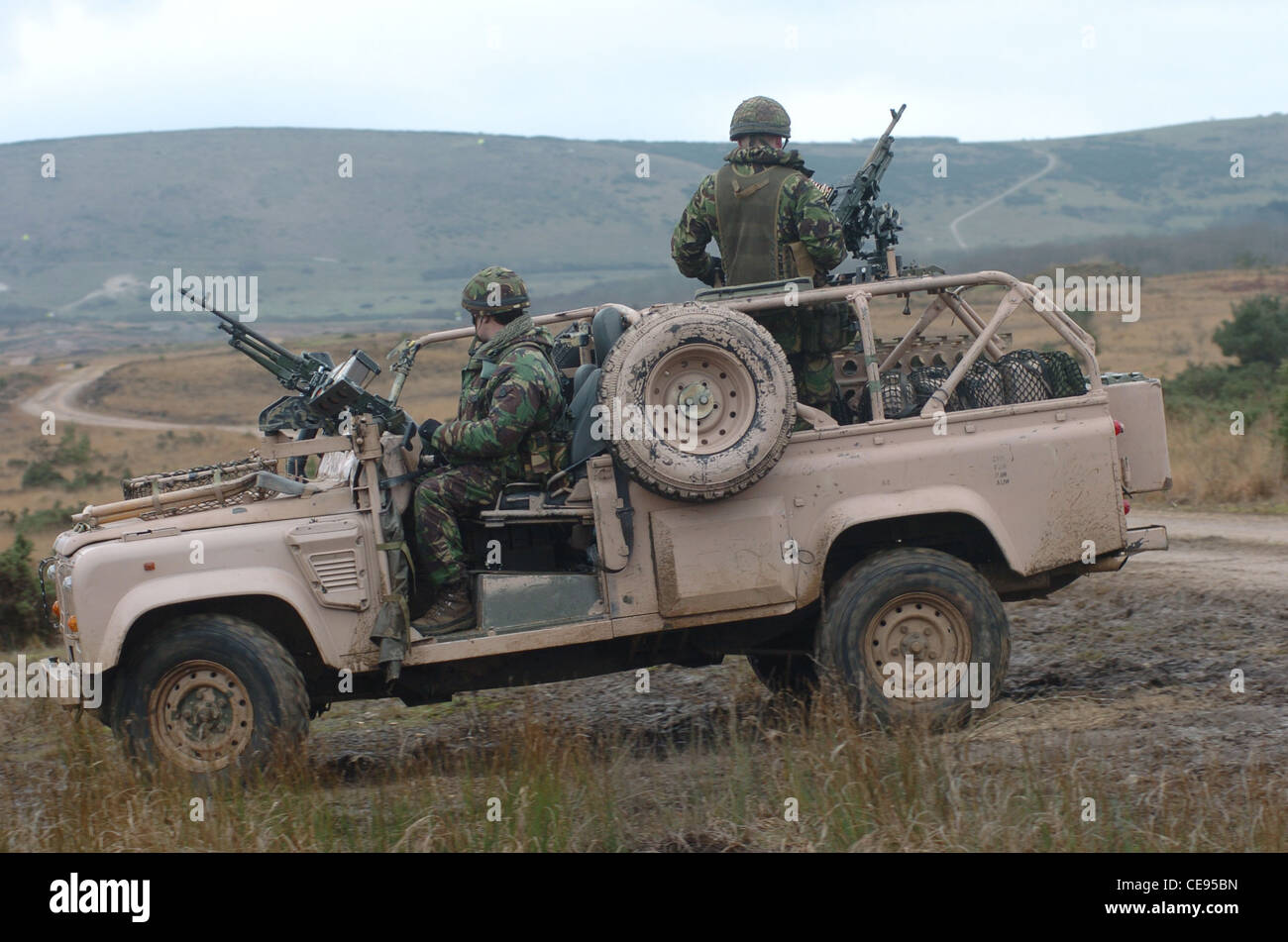 Le peloton Pathfinder est tri-service bien que c'est presque entièrement occupé par les soldats du 2 et 3 bataillons de parachutistes Le Banque D'Images