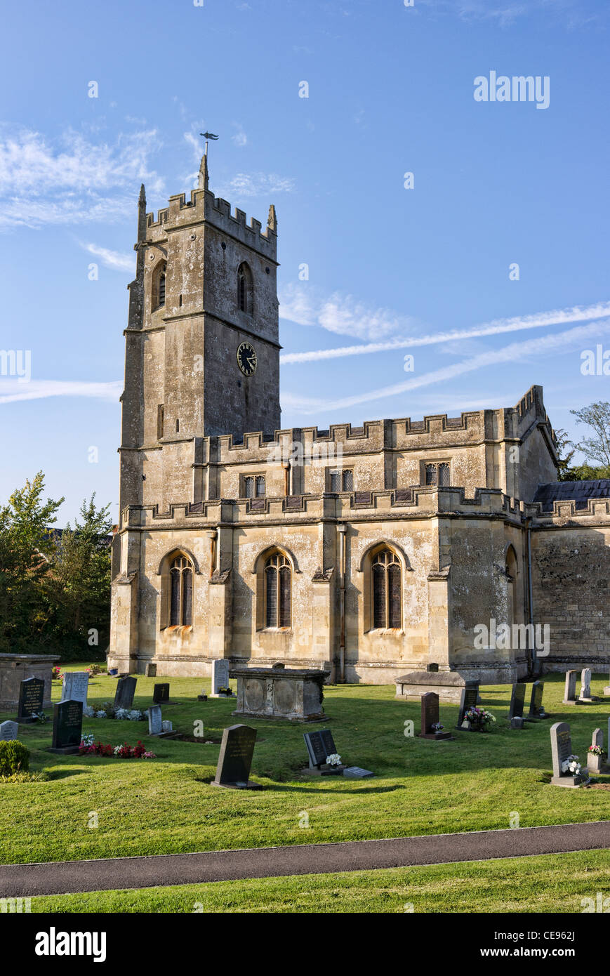 L'église Saint Matthieu Rowde Wiltshire, UK Banque D'Images