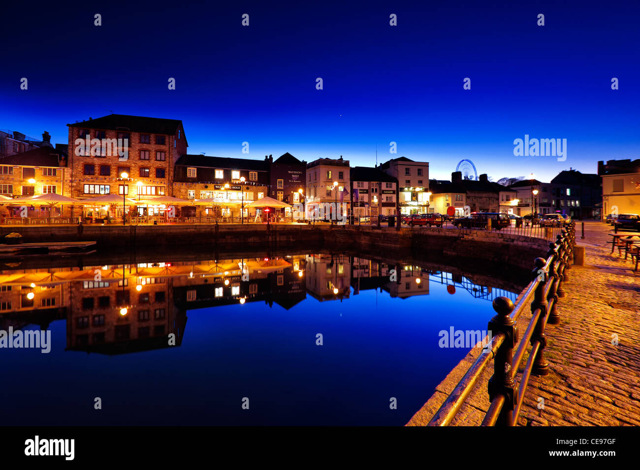 Barbican de Plymouth Banque D'Images