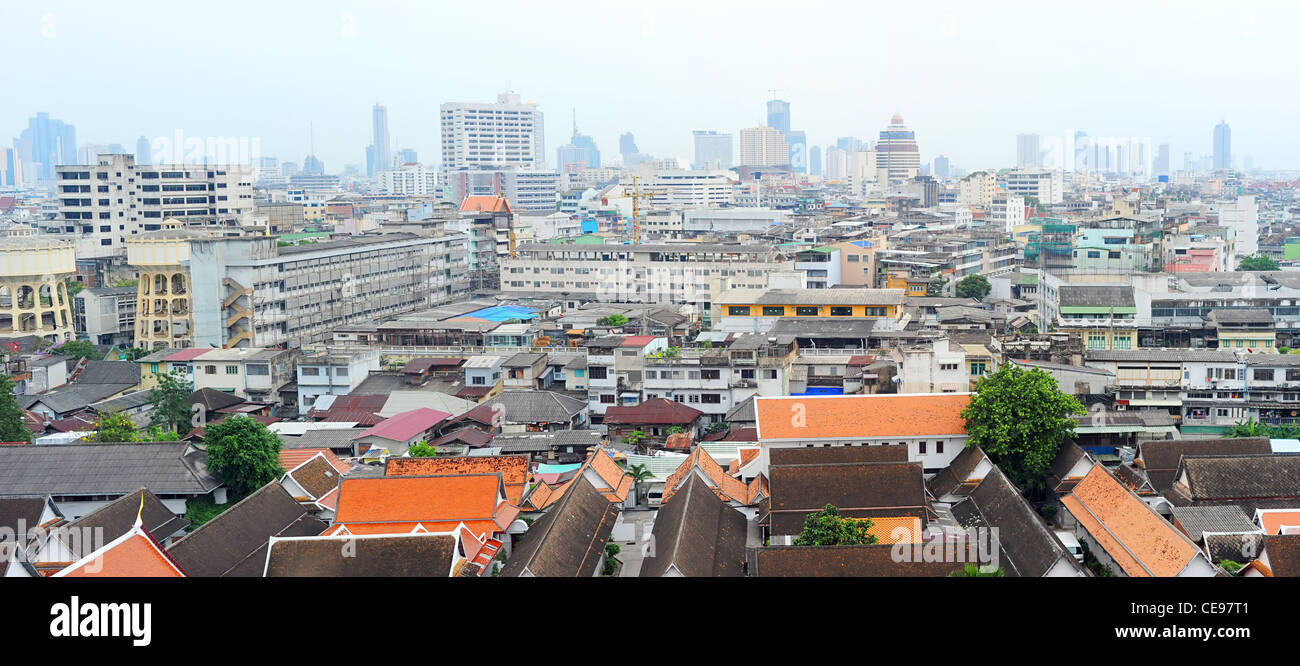 Panorama de Bangkok . Thaïlande Banque D'Images