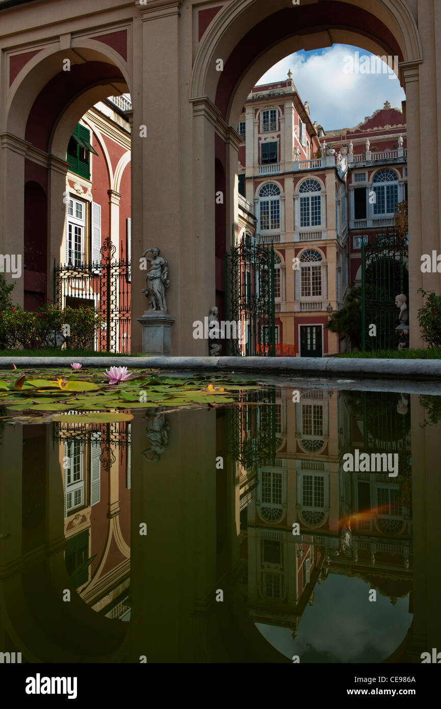 Le Palais Royal. Palazzo Reale. Gênes (Genova), Italien Italie Banque D'Images