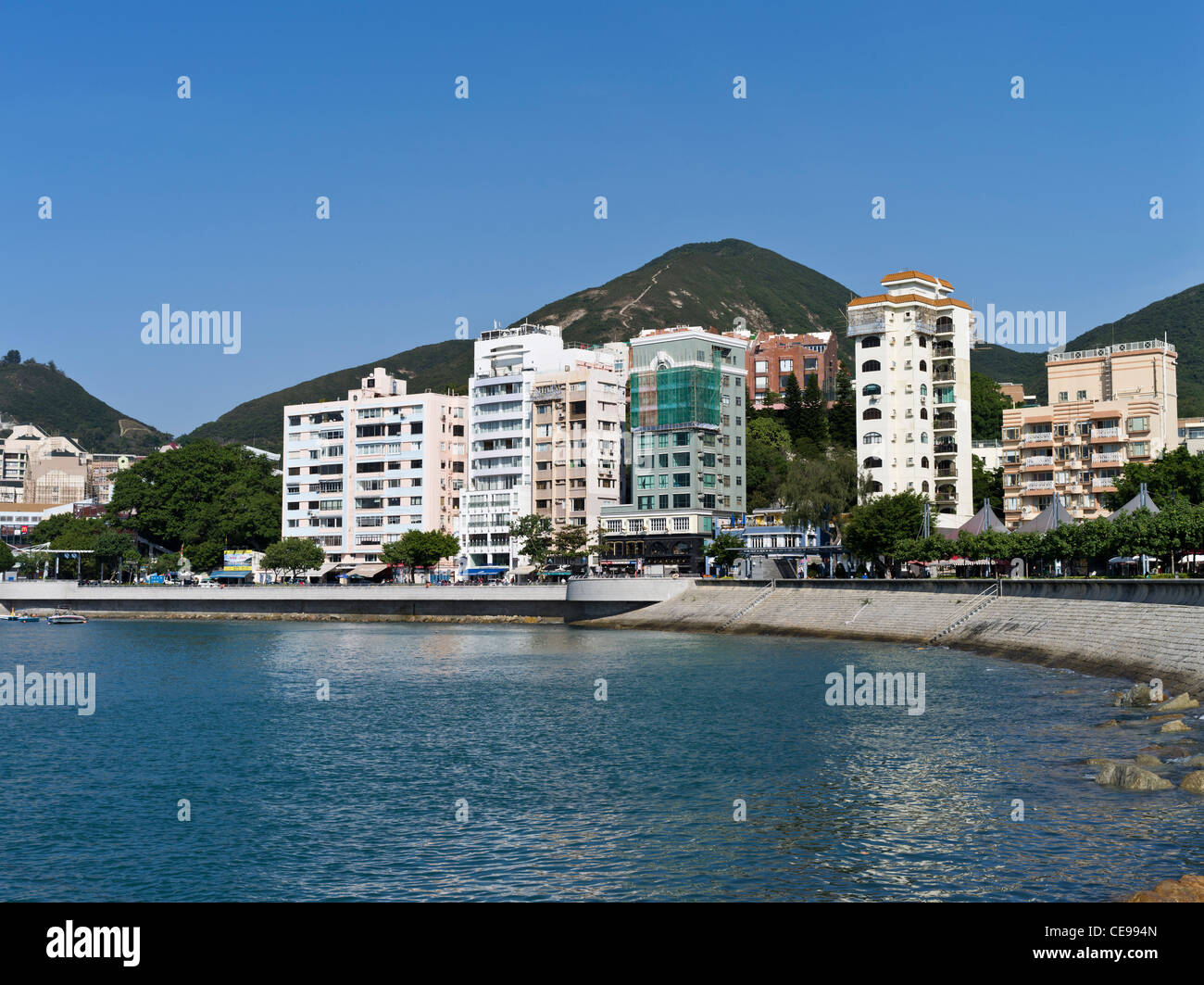Dh Stanley Stanley HONG KONG Bay waterfront appartements et la promenade sea village Banque D'Images
