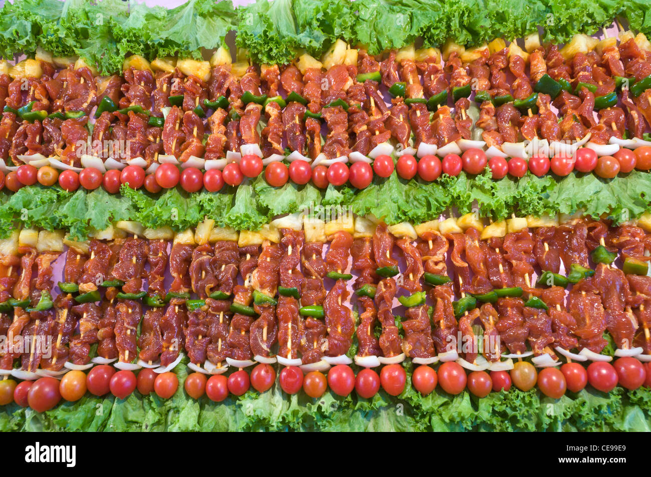 Elk208-1076, Thaïlande Chiang Mai, street food Banque D'Images