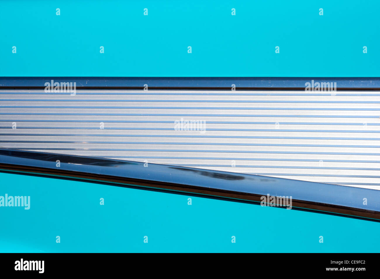 Classic American 50's voiture close up Banque D'Images