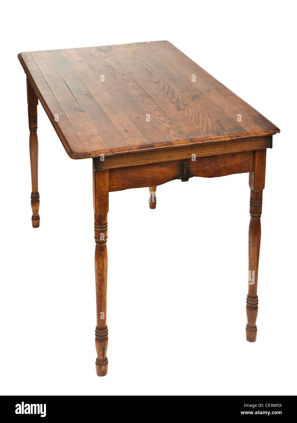 Table pliante en bois victorien antique Banque D'Images