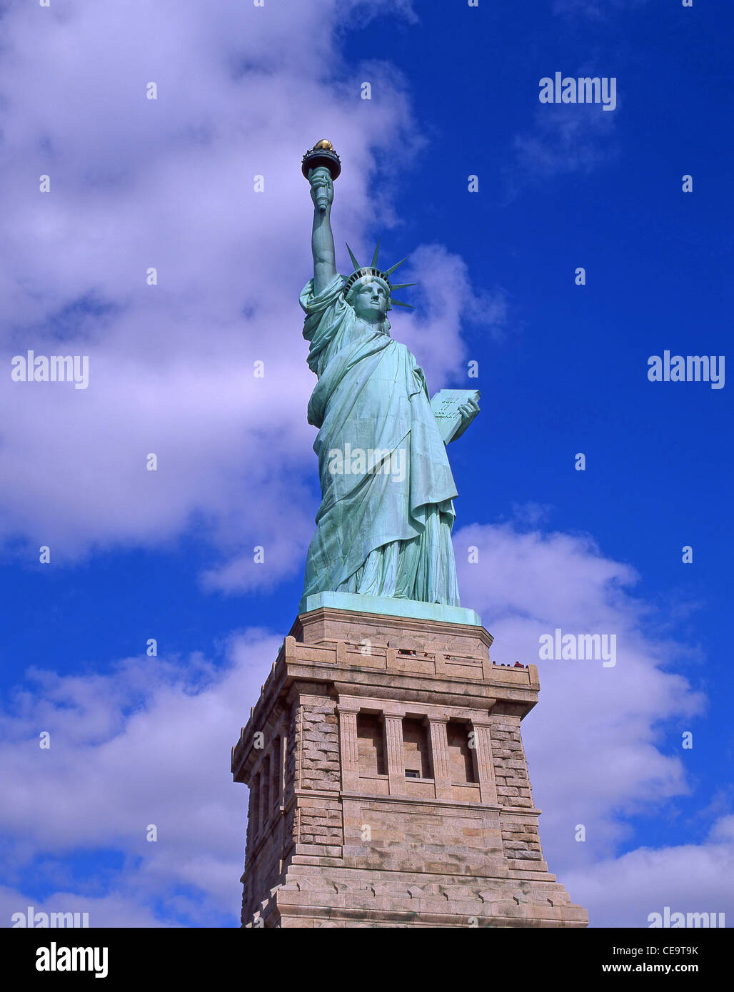 Monument National de la statue de la liberté, Liberty Island, New York, État de New York, États-Unis d'Amérique Banque D'Images