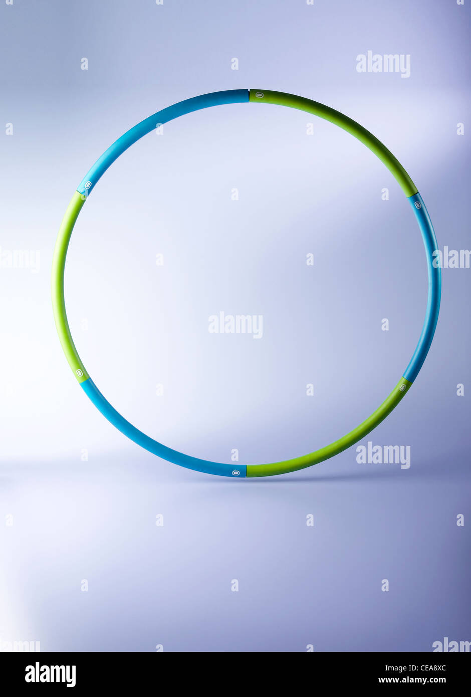 Encore un coup de la vie d'un hula hoop fitness spinning Banque D'Images