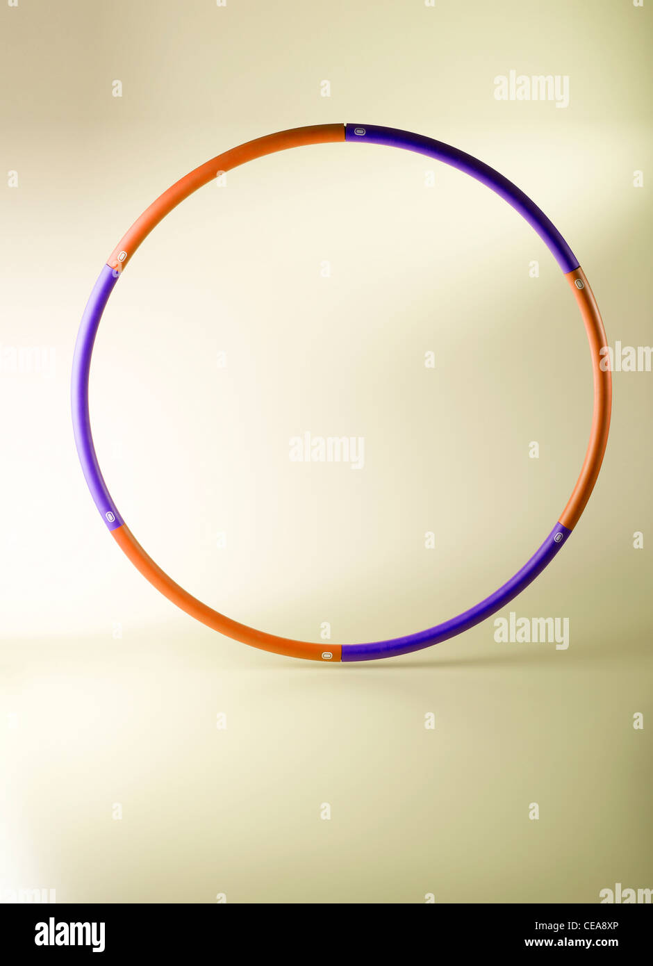 Encore un coup de la vie d'un hula hoop fitness spinning Banque D'Images