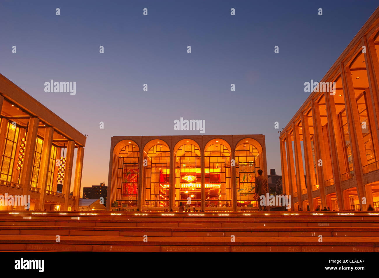 Le Lincoln Center for the Performing Arts Banque D'Images