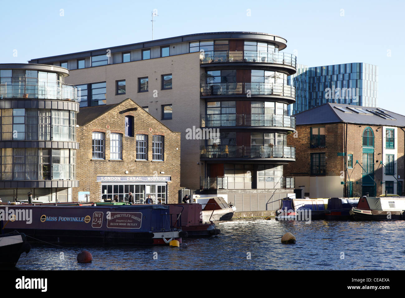 London Canal Museum, Kings Cross, Londres. Banque D'Images