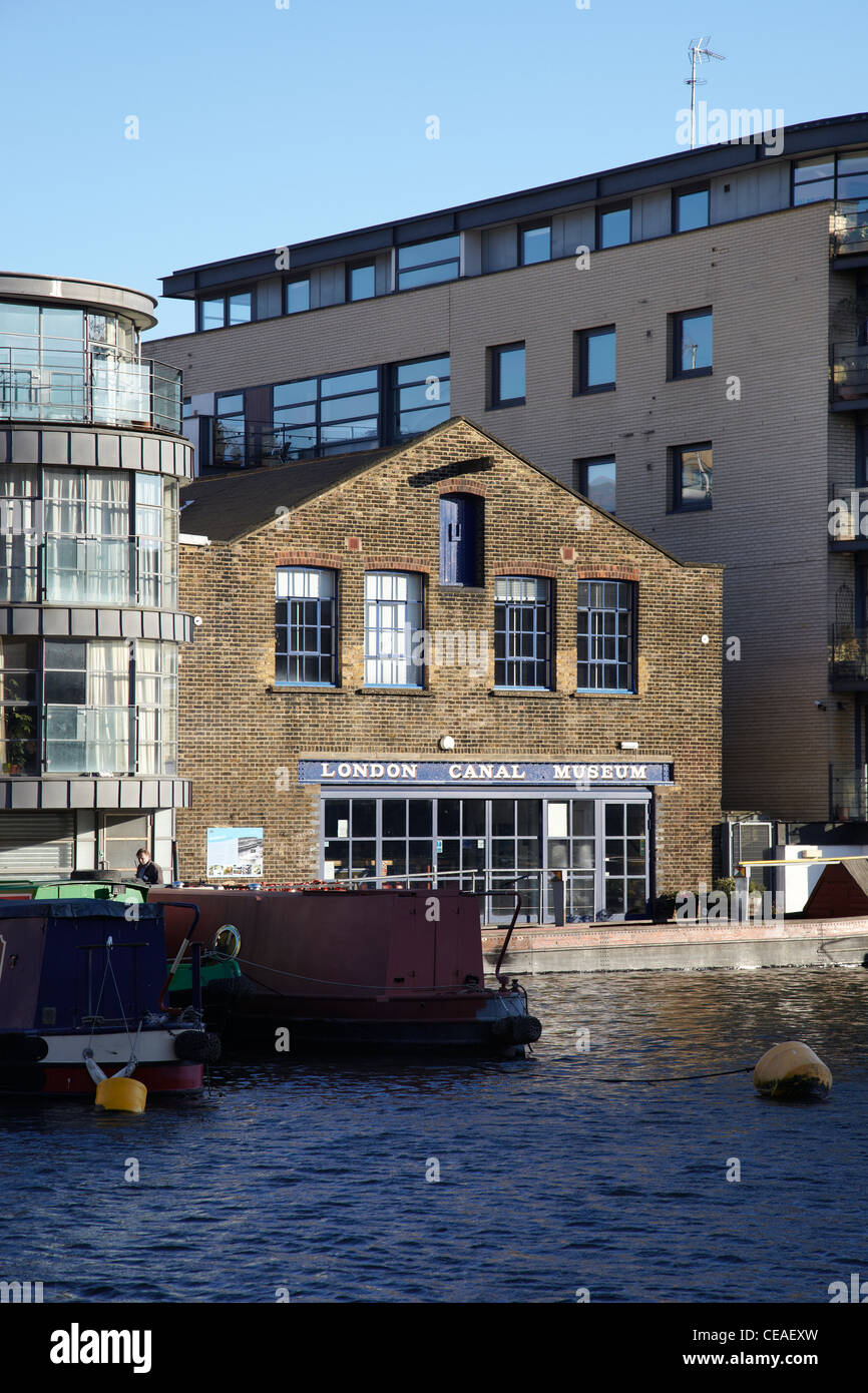 London Canal Museum, Kings Cross, Londres. Banque D'Images