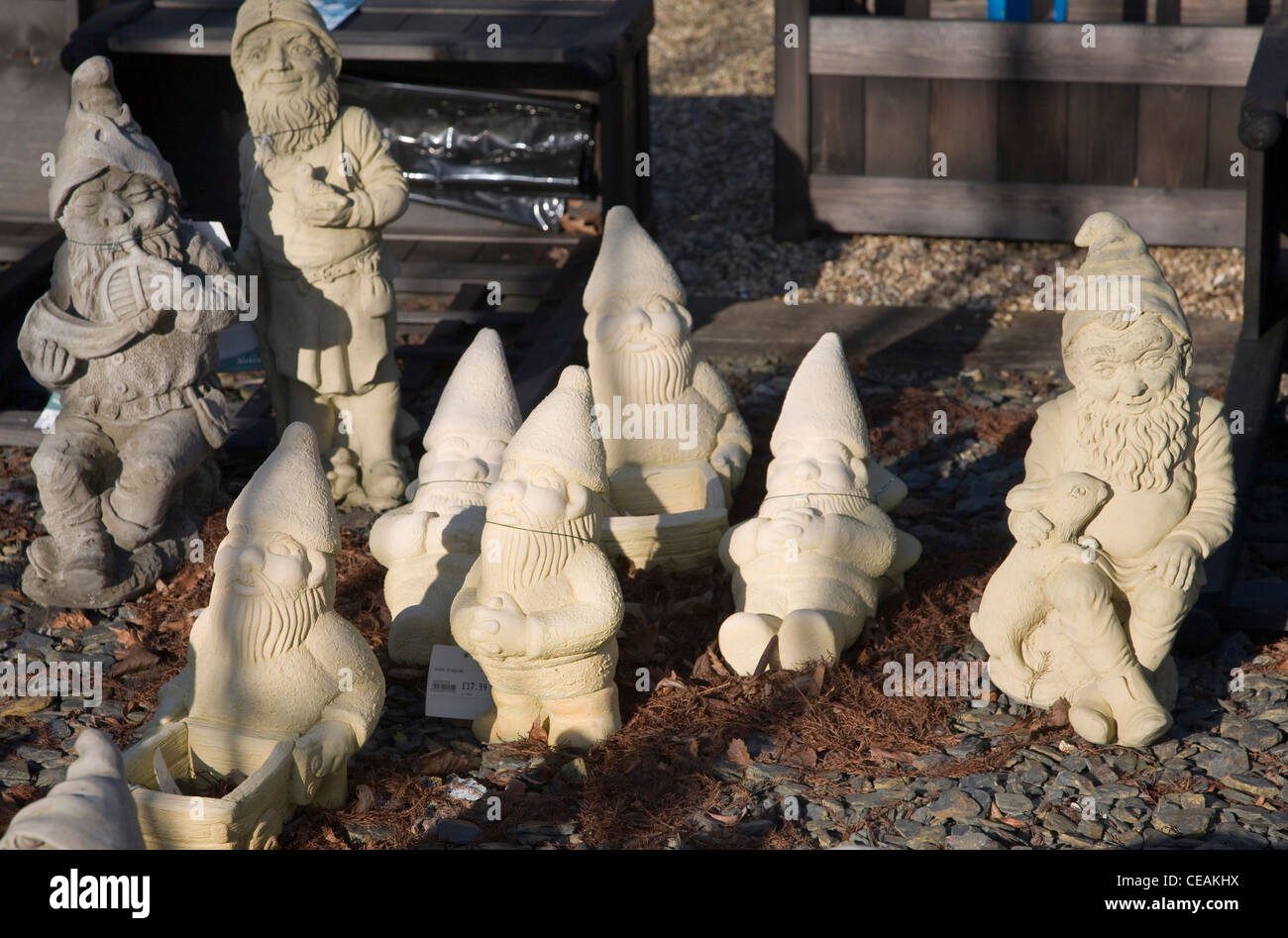 Statues de jardin anglais Banque de photographies et d’images à haute