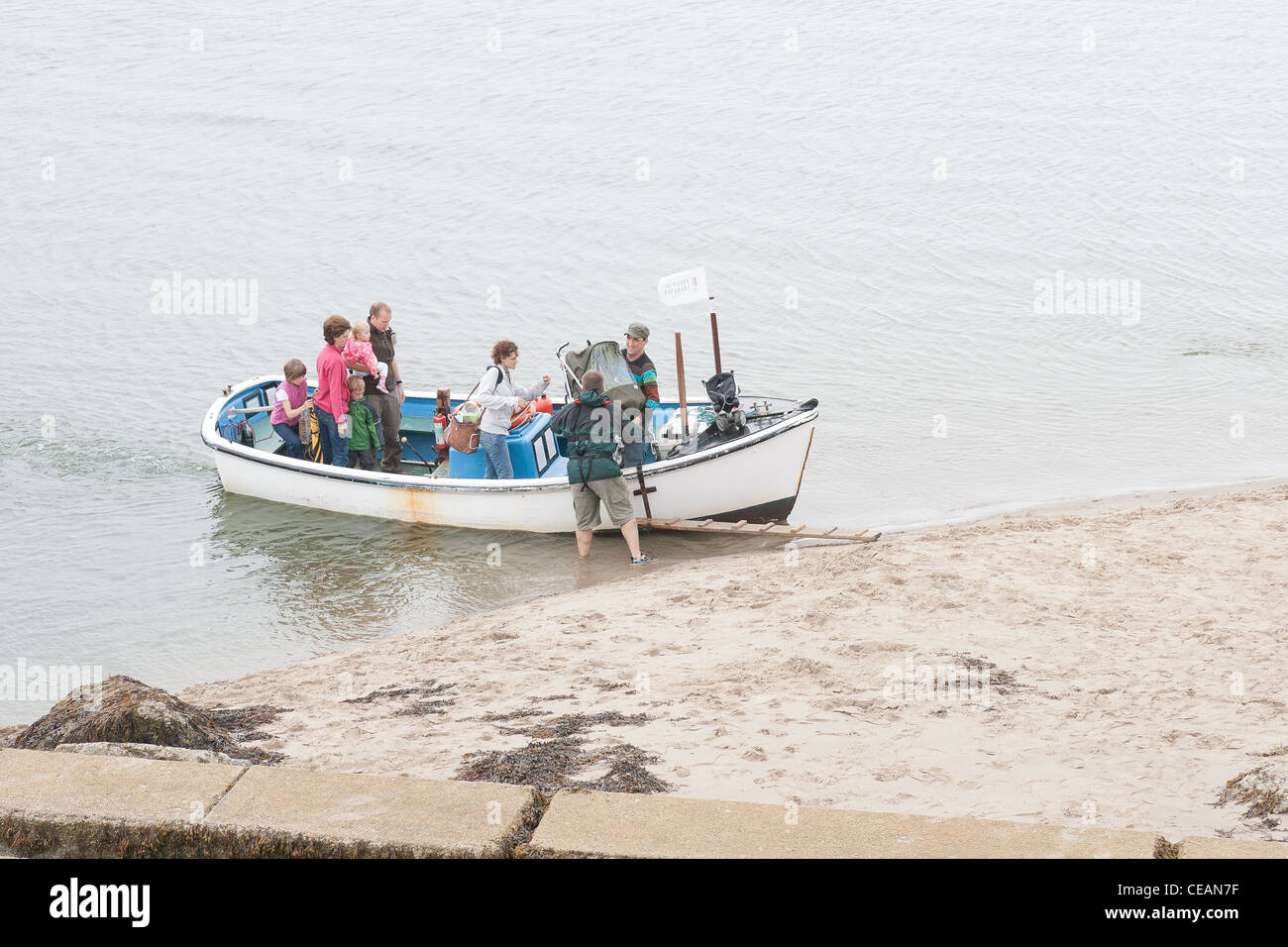 Le traversier à passagers avec port Barmouth Banque D'Images