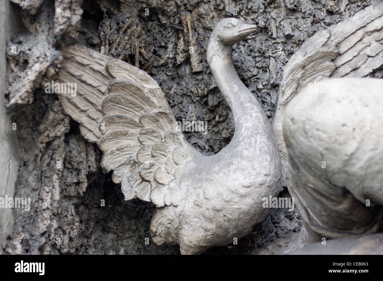 Façade et fontaine à l'angle de l'église Holy Trinity commandé par l'ordre de moines Trinitaires espagnols Banque D'Images