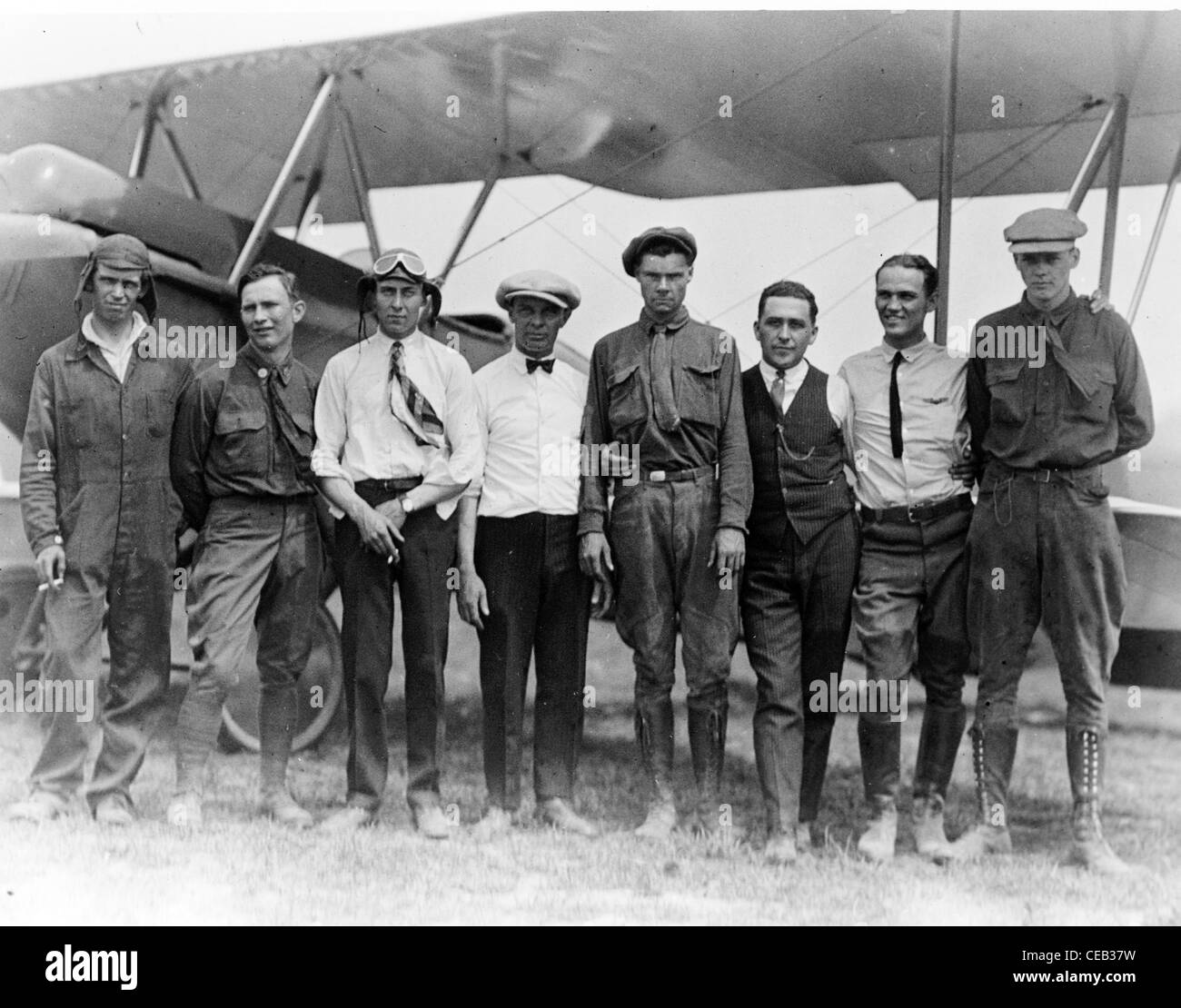 Charles Augustus Lindbergh était un aviateur américain, auteur, inventeur, explorateur, et un activiste social. Banque D'Images