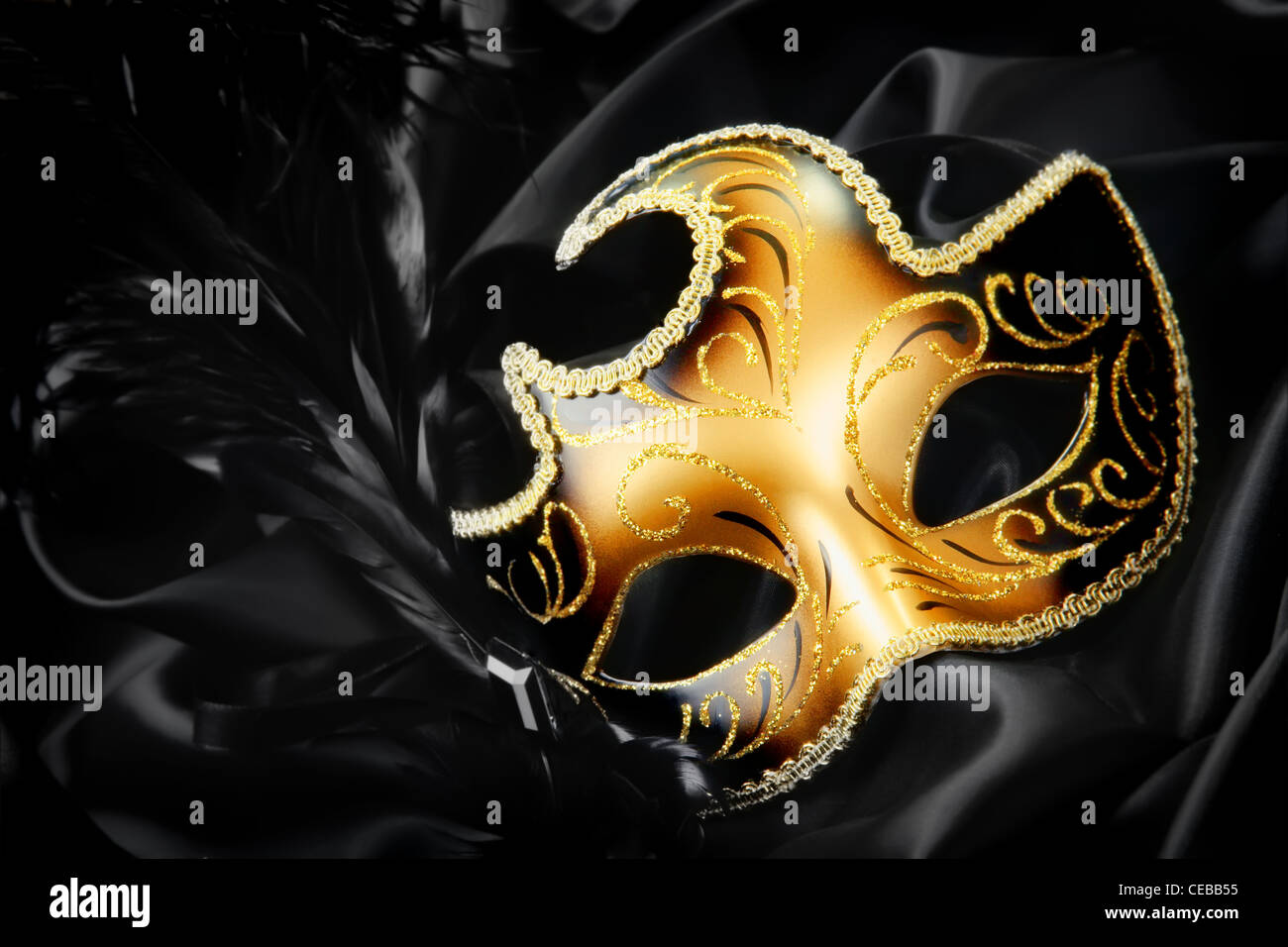 Masque de carnaval très orné. Banque D'Images