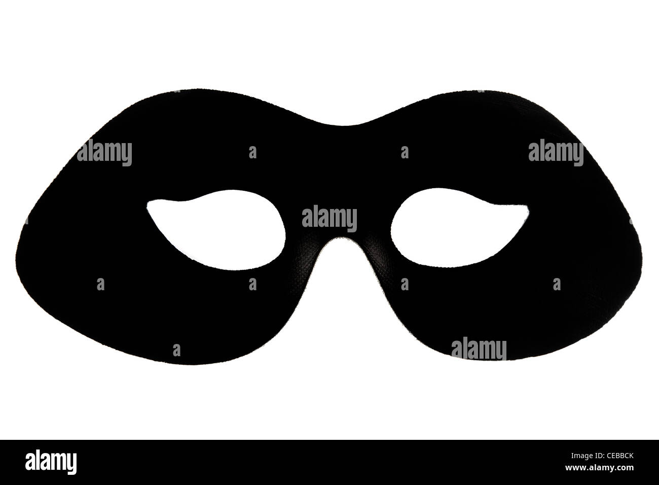 Black masquerade mask. Banque D'Images