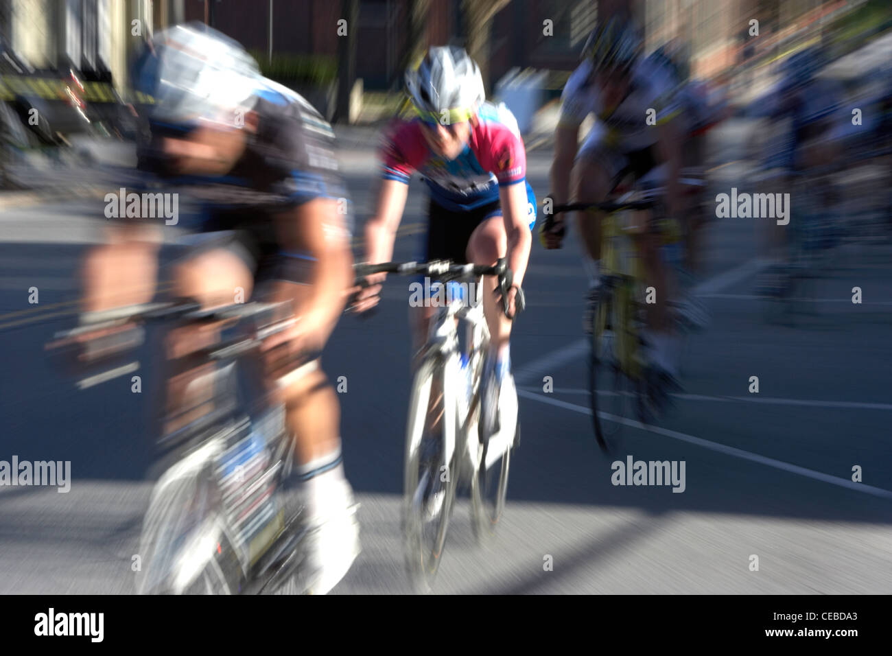 Course de vélo Banque D'Images