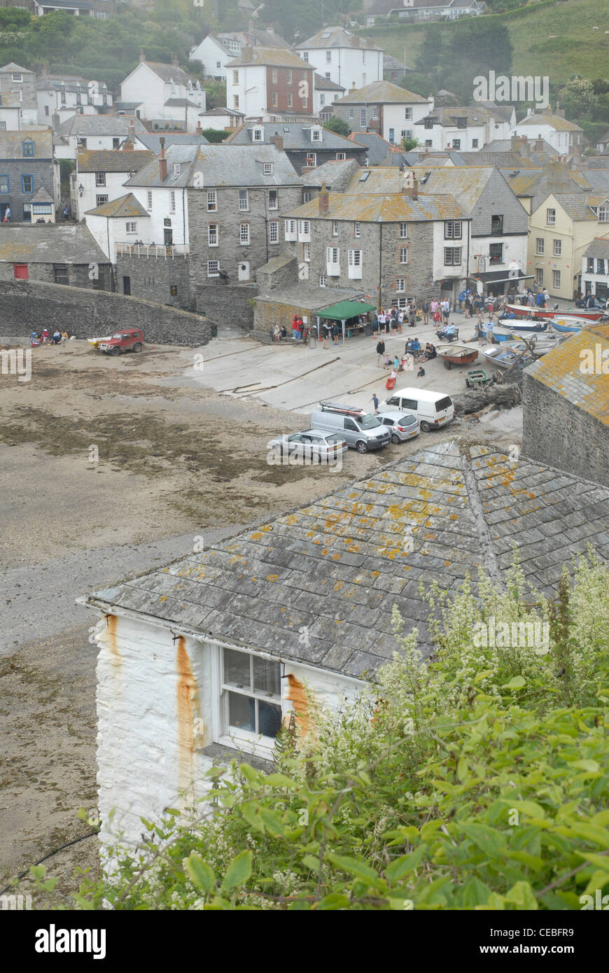 Historique Le village de pêcheurs de Port Isaac à Cornwall Banque D'Images