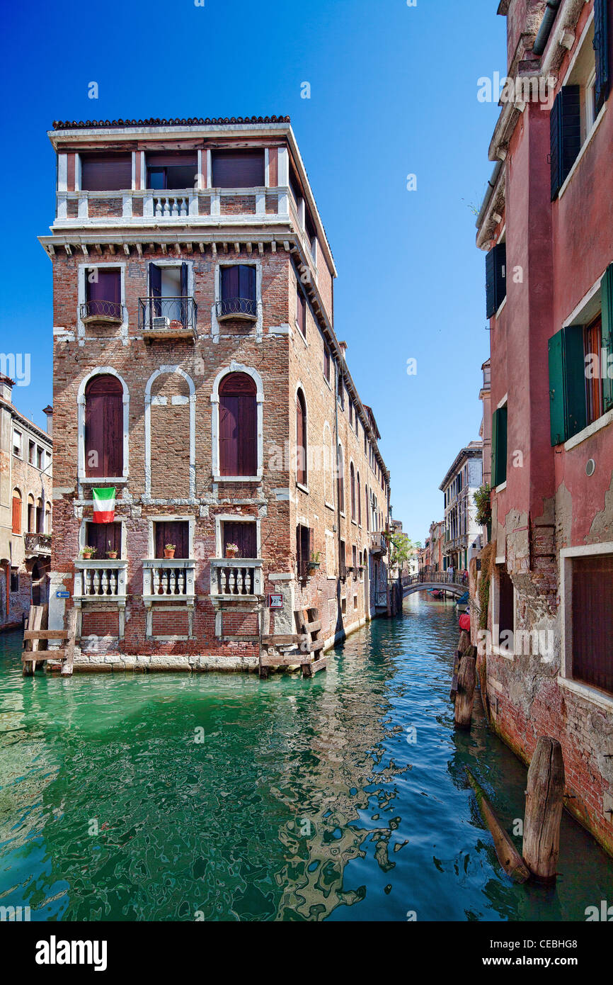 Maisons typiques de Venise, Castello, Venise, Italie Photo Stock Alamy