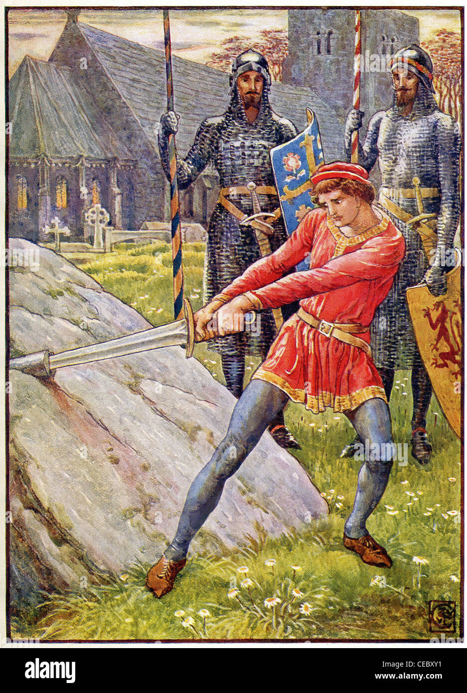 Comment S Appelle L épée Du Roi Arthur épée légendaire du roi arthur Banque de photographies et d'images à haute  résolution - Alamy