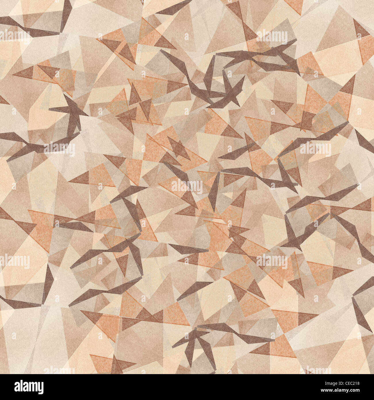 Grungy et granuleux, arrière-plan couleur abstrait blanchie faites de figures géométriques entrecroisés, vintage paper texture Banque D'Images
