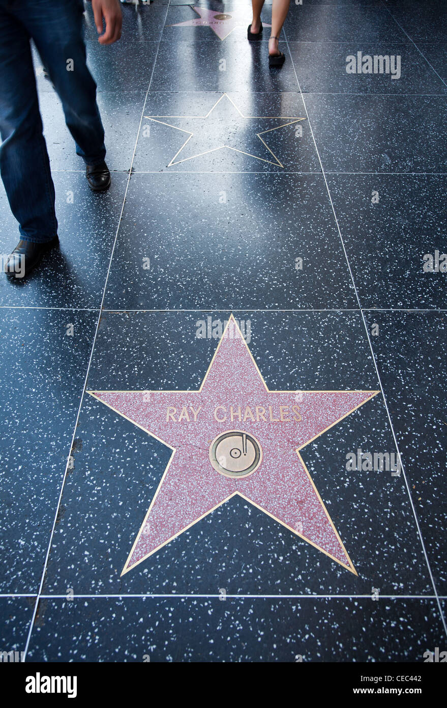 États-unis, Californie, Los Angeles, Hollywood, le Walk of Fame Banque D'Images