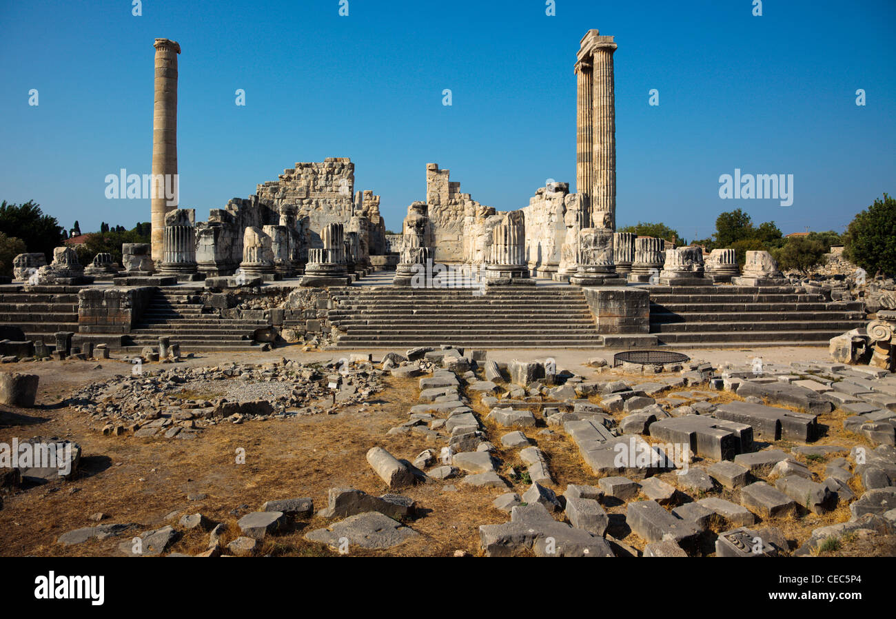 Le Temple d'Apollon de Didymes Antalya Turquie Banque D'Images