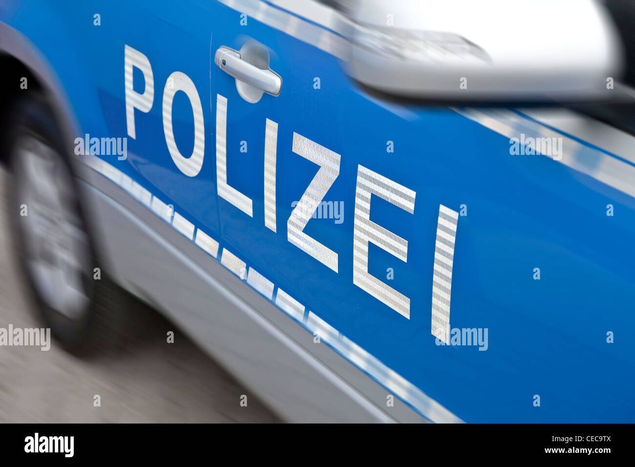 Voiture de police en allemagne - voiture de police allemand Banque D'Images