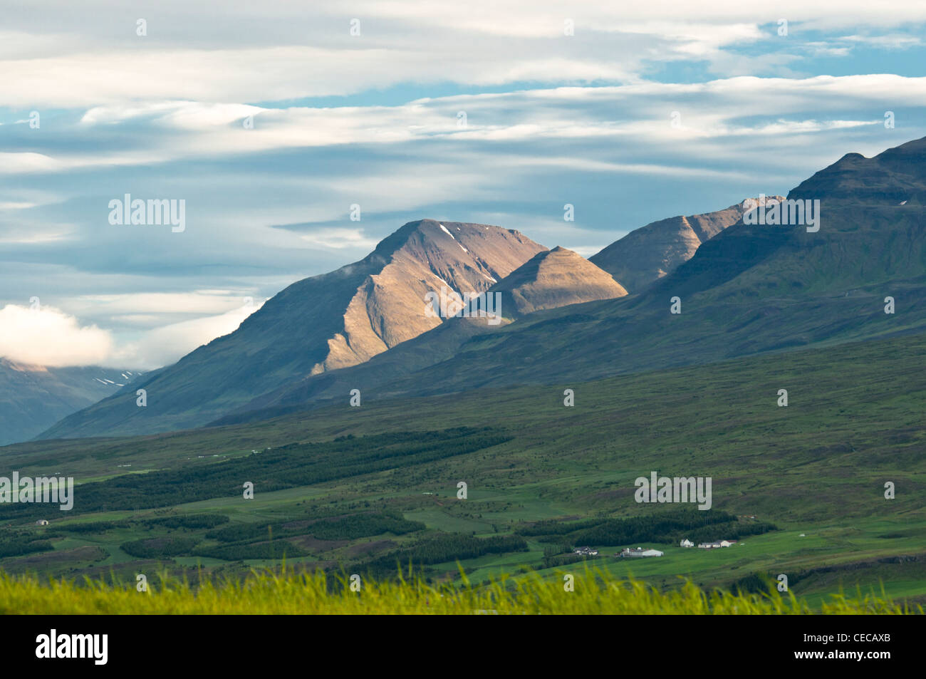 Leifsstadir. Akureyri, Islande du Nord Banque D'Images