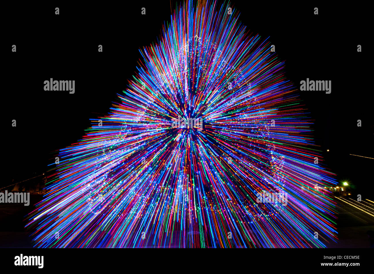 Arbre de Noël officiel d'état de l'Idaho - 2011 Banque D'Images