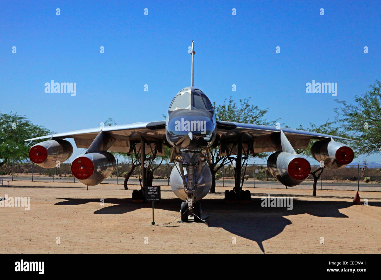 Convair B-58 Hustler bombardier supersonique au Pima Air Museum Banque D'Images