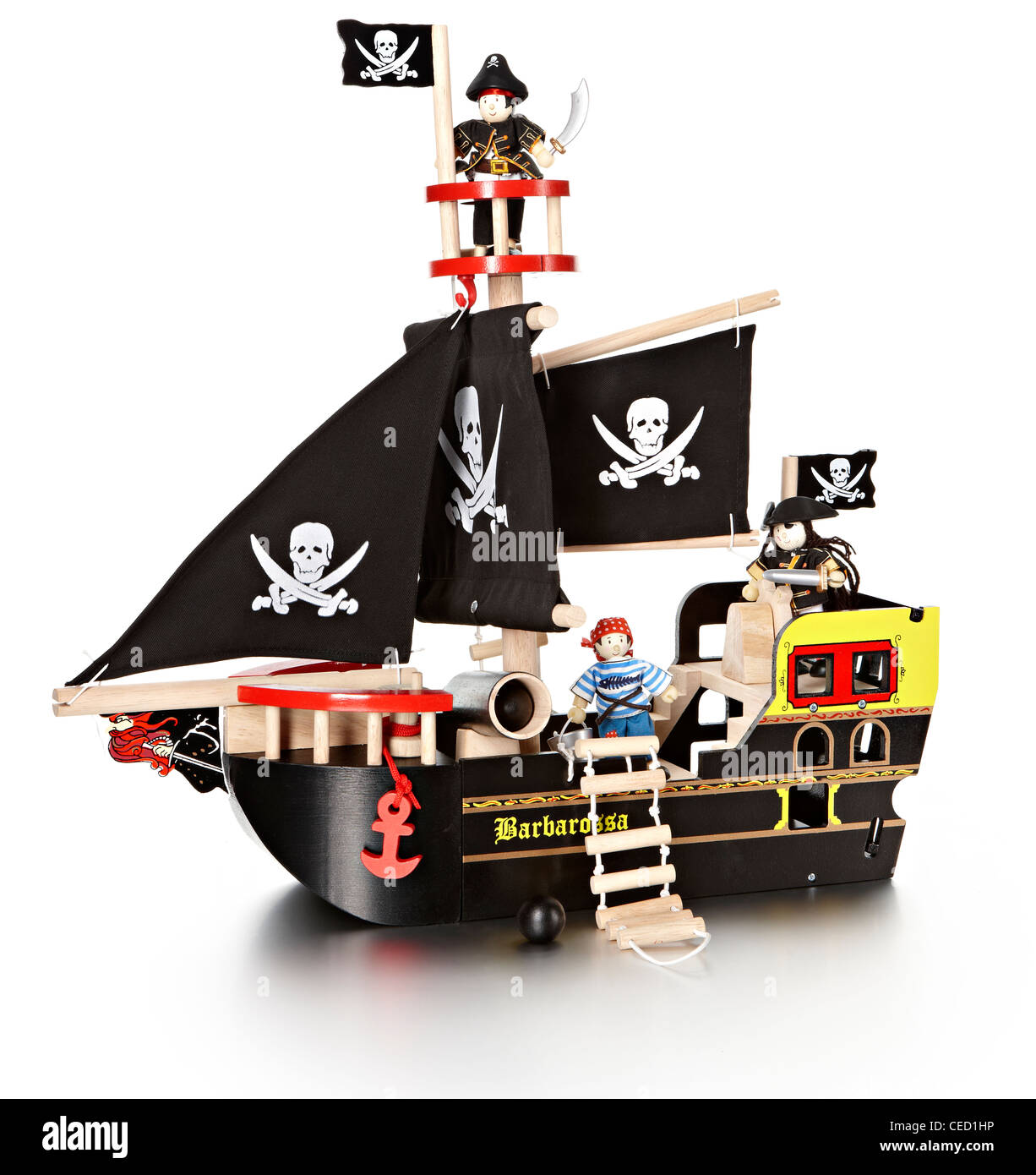 Jouet bateau pirate Photo Stock - Alamy