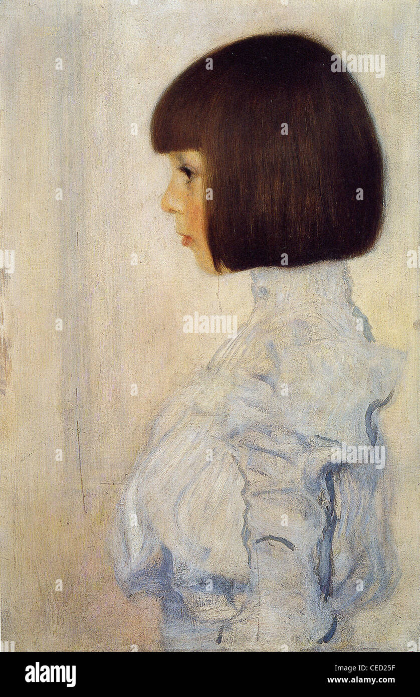 Gustav Klimt Portrait d'Helen Klimt XIX ème - XX ème siècle Banque D'Images