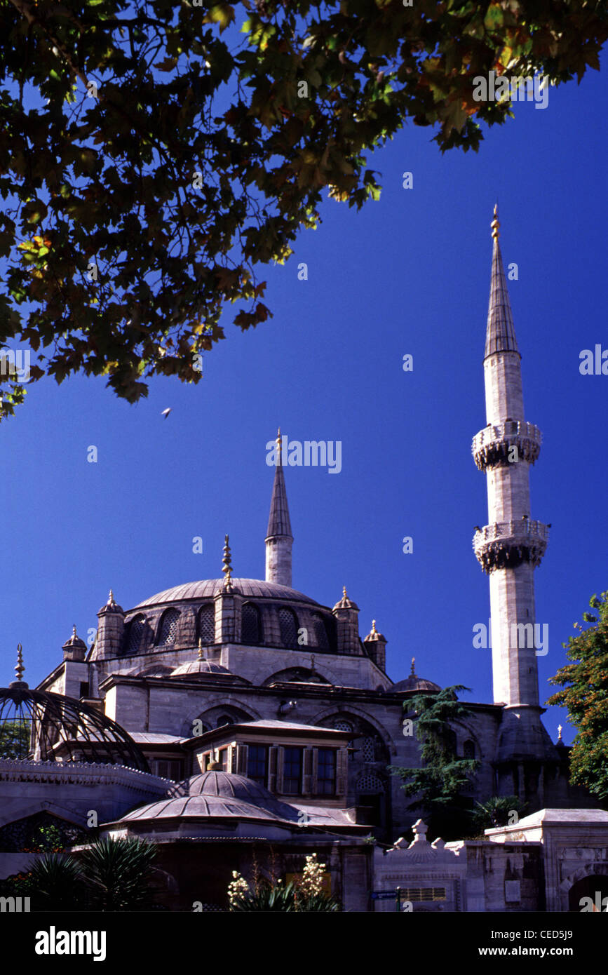 Mosquée impériale ottomane Suleymaniye situé sur la troisième colline d'Istanbul, Sultanahmet Turquie. Banque D'Images