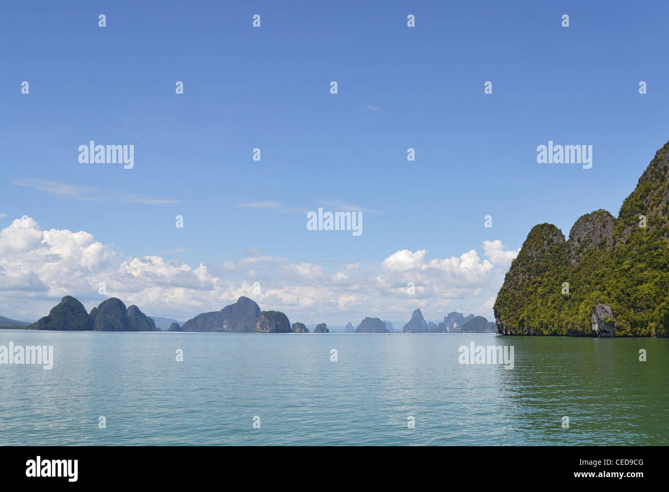 Îles de la baie de Pang Nga, Thaïlande, Asie du Sud, Asie Banque D'Images