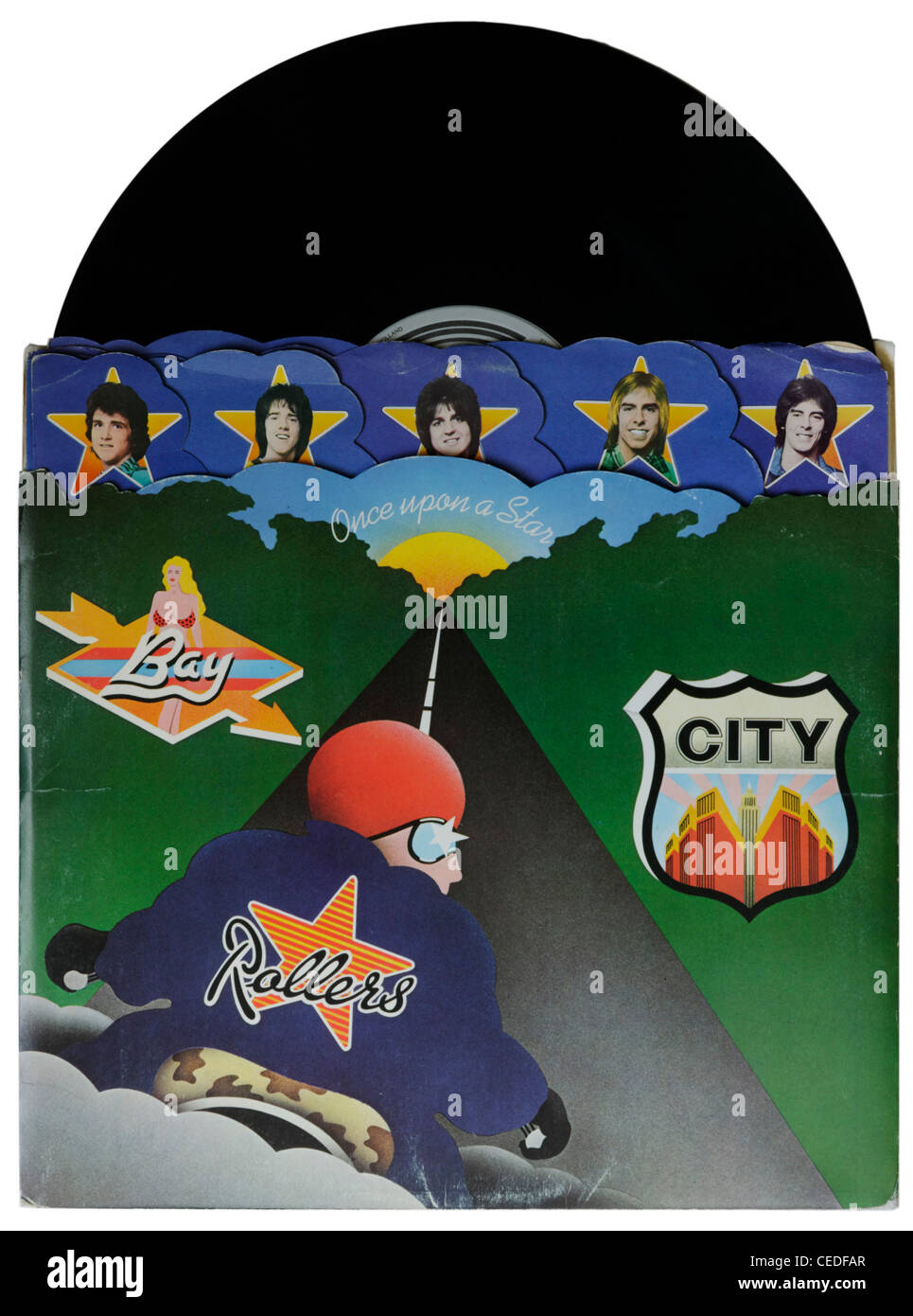 Il était une étoile par le Bay City Rollers Banque D'Images