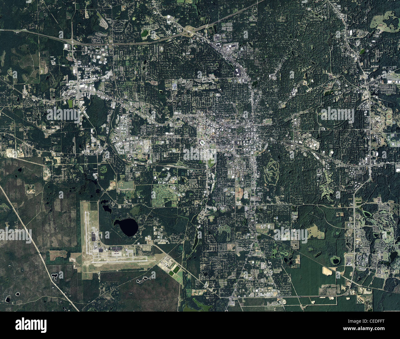 Photo aérienne du site Tallahassee Floride Banque D'Images