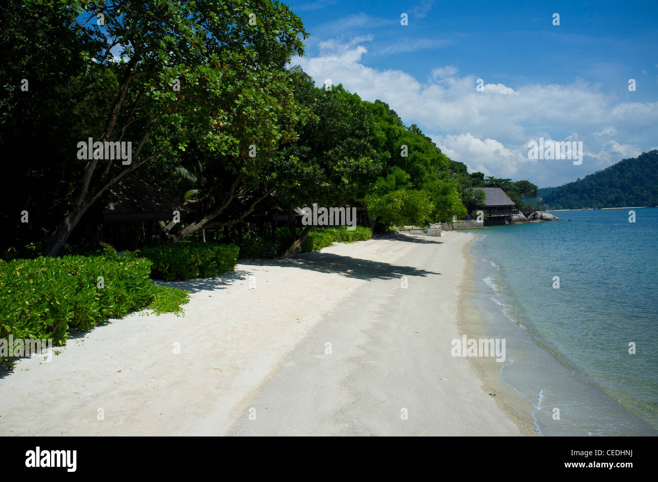 Île tropicale de Pangkpr Laut, Malaisie Banque D'Images