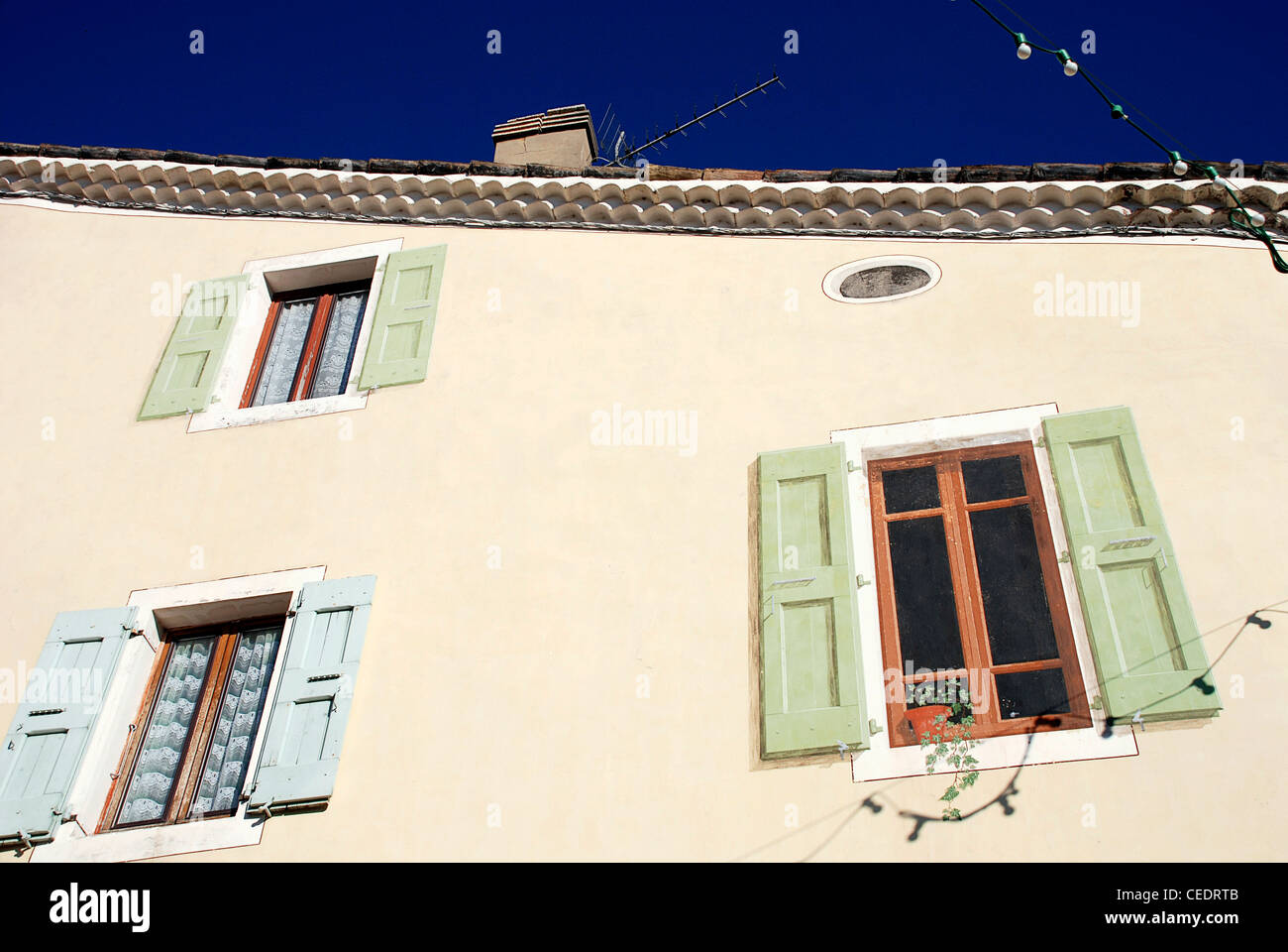 France, Drôme, Die, windows Banque D'Images