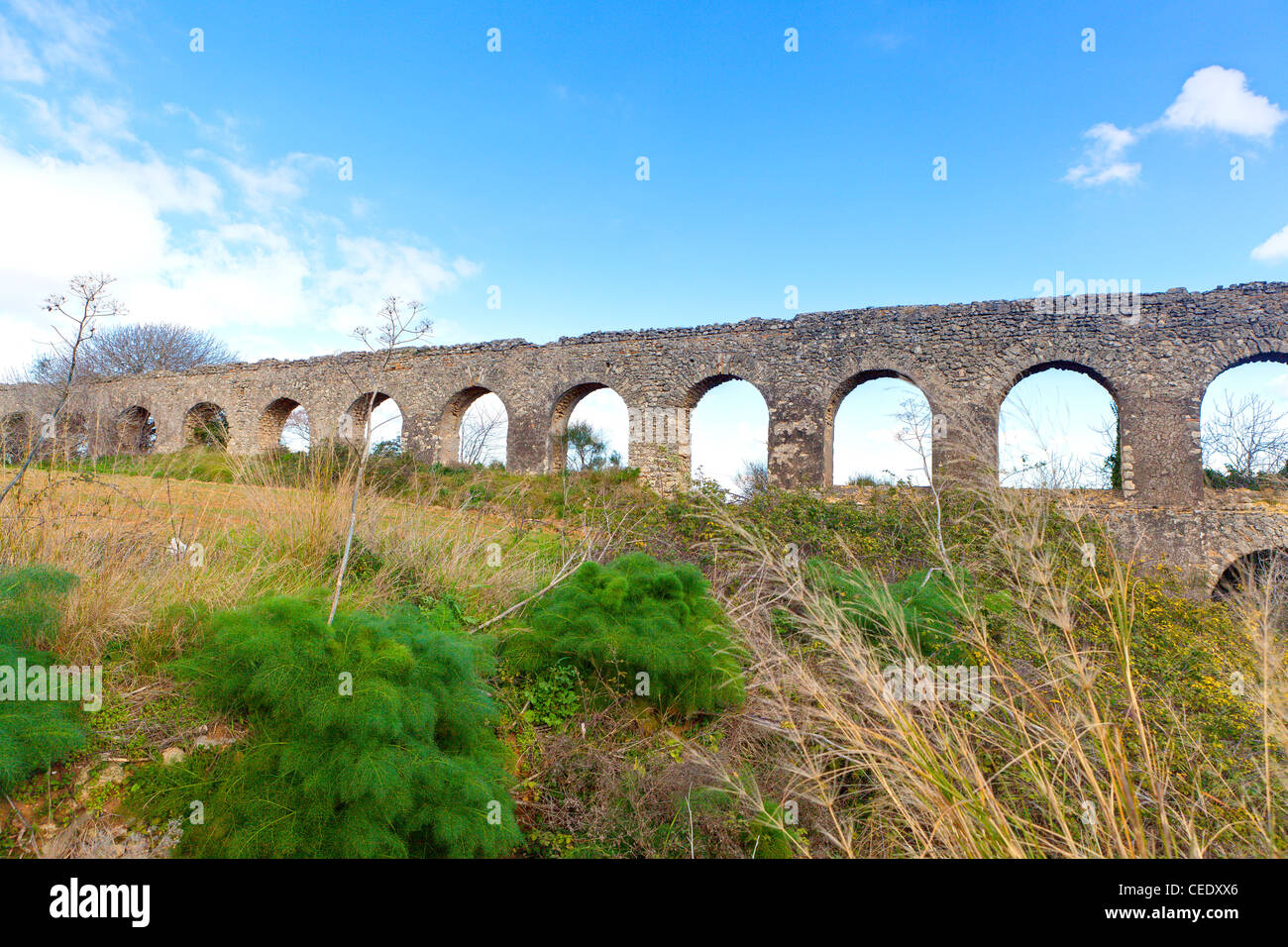 Aqueduc romain Banque D'Images