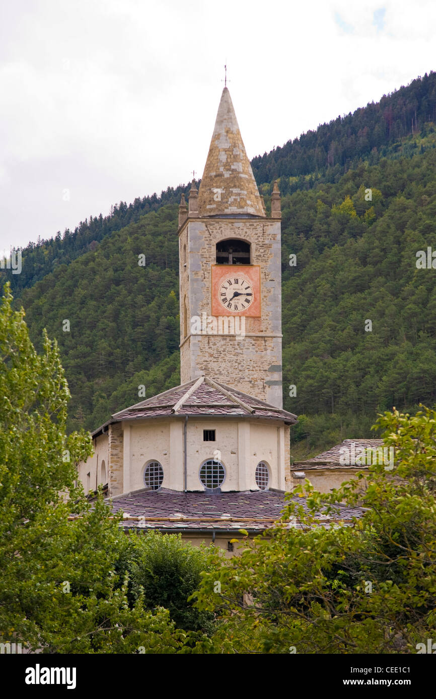 La Brigue, vallée de la Roya, Alpes-Maritimes, France Banque D'Images