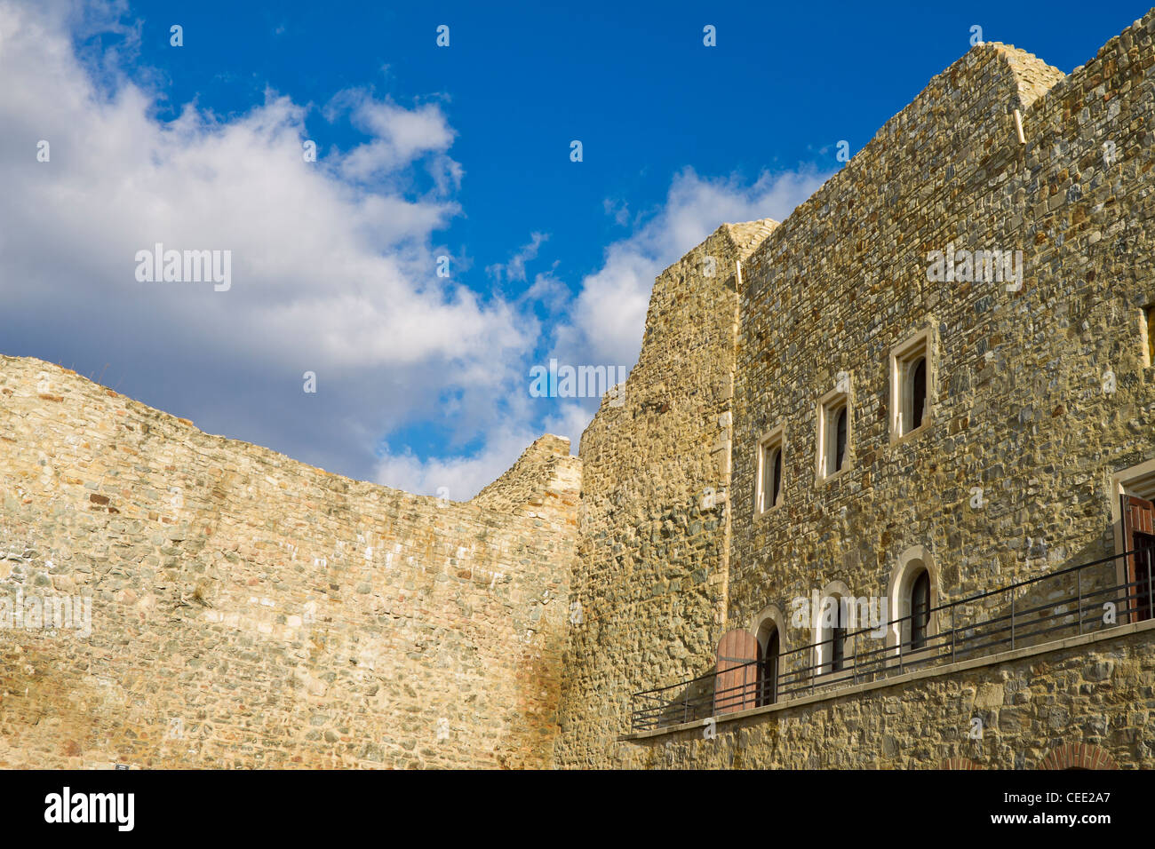 Ruines d'un vieux château en Europe de l'Est Banque D'Images