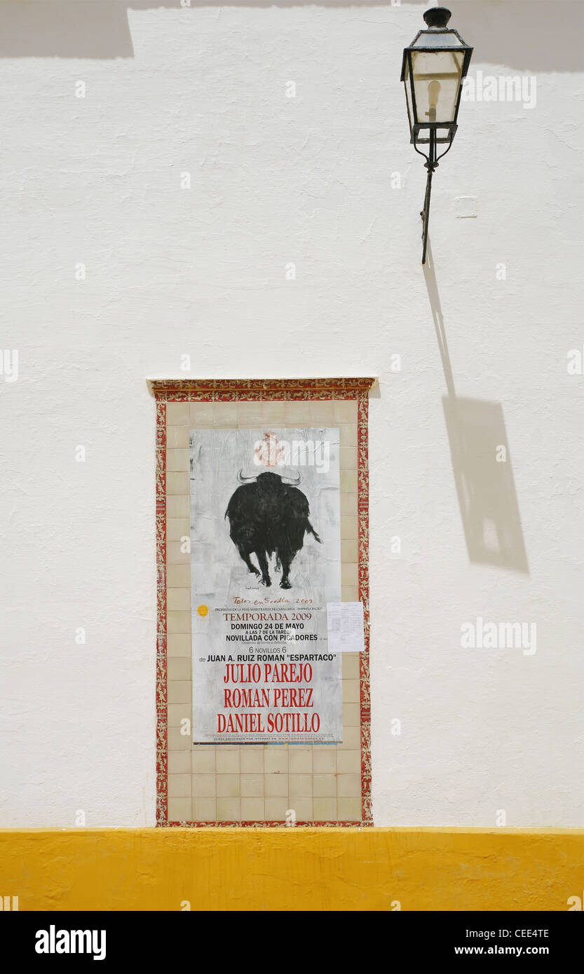 Plaza de Toros, Real Maestranza, Séville, Espagne Banque D'Images