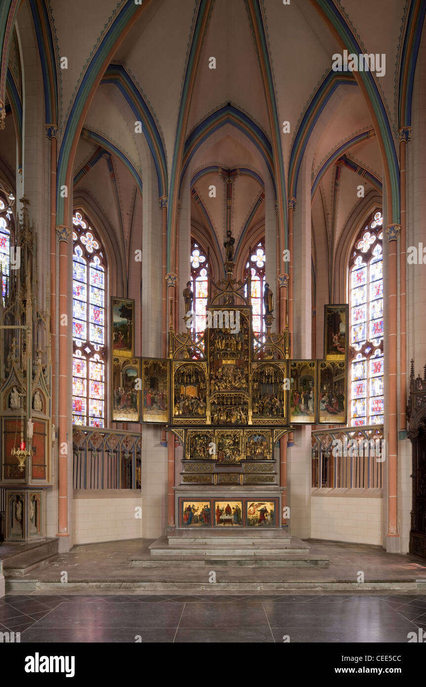Kempen, Probsteikirche Mariae Geburt Marienkirche, St. Banque D'Images