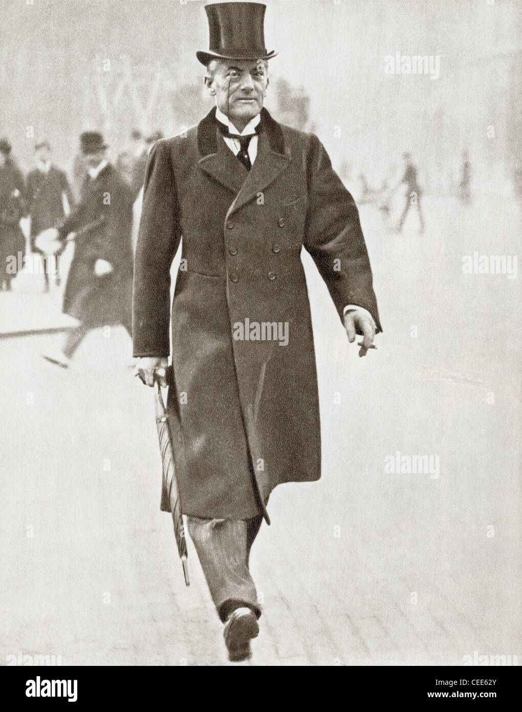 Sir Joseph Austen Chamberlain, 1863 - 1937. Homme d'État britannique. À partir de l'histoire mouvementée de 25 ans en images, publié en 1935. Banque D'Images
